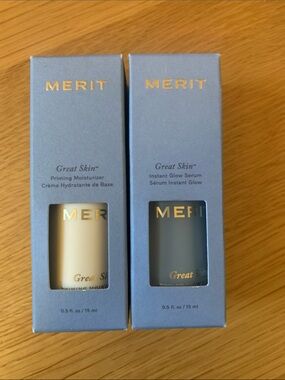 Great Skin Priming Moisturizer & Instant Glow Serum - 15ml - new!
